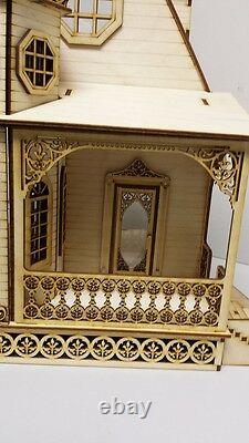 Jasmine Gothic Victorian Cottage Dollhouse 124 scale