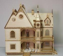 Jasmine Gothic Victorian Dollhouse Half inch scale Large Kit