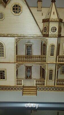 Jasmine Gothic Victorian Dollhouse Half inch scale Large Kit