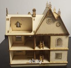 Jasmine Gothic Victorian Dollhouse Quarter Scale/ 148 Scale Kit