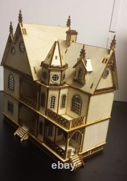 Jasmine Gothic Victorian Dollhouse Quarter Scale/ 148 Scale Kit