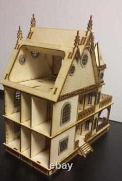Jasmine Gothic Victorian Dollhouse Quarter Scale/ 148 Scale Kit