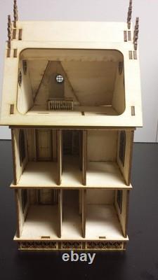 Jasmine Gothic Victorian Dollhouse Quarter Scale/ 148 Scale Kit
