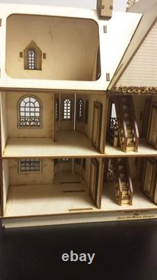 Jasmine Gothic Victorian Dollhouse Quarter Scale/ 148 Scale Kit