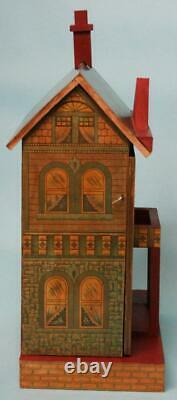 Jean Nordquist's NEW Bliss Replica 15-1/2H DOLLHOUSE with wallpaper & furniture