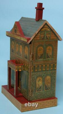 Jean Nordquist's NEW Bliss Replica 15-1/2H DOLLHOUSE with wallpaper & furniture