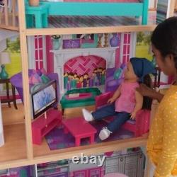 Jumbo Furniture Dollhouse American Girl Toy Tall Doll Play House Large Mansion