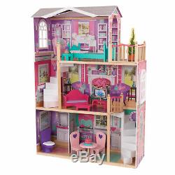 Jumbo Furniture Dollhouse American Girl Toy Tall Doll Play House Large Mansion