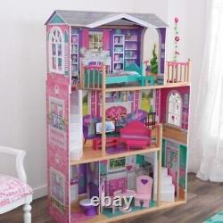 Jumbo Furniture Dollhouse American Girl Toy Tall Doll Play House Large Mansion