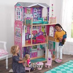 Jumbo Furniture Dollhouse American Girl Toy Tall Doll Play House Large Mansion