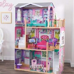 Jumbo Furniture Dollhouse American Girl Toy Tall Doll Play House Large Mansion