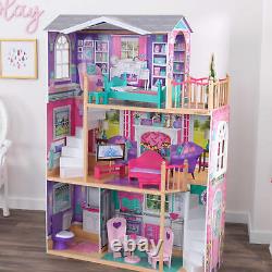 Jumbo Furniture Dollhouse American Girl Toy Tall Doll Play House Large Mansion