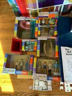 Kaleidoscope Doll House Bozart Lot of NEW and used furniture, people, orig. Box