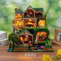 Kapu Forest HD Miniature DIY Doll House Wooden Building Kits for Adult Gifts