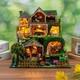 Kapu Forest HD Miniature DIY Doll House Wooden Building Kits for Adult Gifts