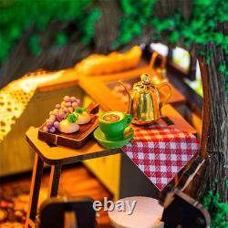 Kapu Forest HD Miniature DIY Doll House Wooden Building Kits for Adult Gifts