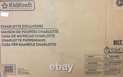 KidKraft Charlotte Classic Wooden Dollhouse with EZ Kraft Assembly 14-Piece New