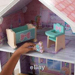 KidKraft Country Estate Wooden Dollhouse with 30 Pieces of Furniture