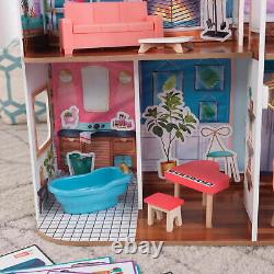 KidKraft Designed by MeTMagnetic Makeover Wooden Dollhouse withAccessories ALKC6