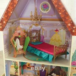 KidKraft Disney Princess Belle Enchanted Wooden Dollhouse NEW