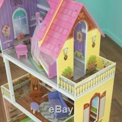 KidKraft Florence Dollhouse + 10 accessories Girls Barbie Doll House Playset Toy