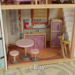 KidKraft Grand View Mansion Children's Play Dollhouse with EZ Kraft Assembly