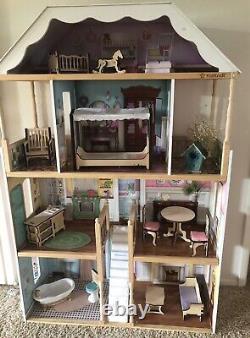 KidKraft Grand View Mansion Dollhouse with EZ Kraft Assembly