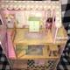 KidKraft Huge 47 Wood Dollhouse Barbi Size With Crank Elevator & Wood Accessories