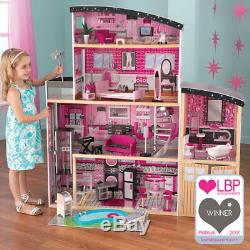 KidKraft Kids Play Glamorous Sparkle Mansion Dollhouse & Furniture Accessories