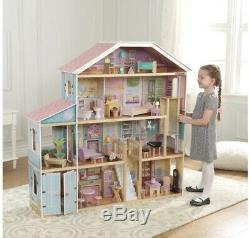 KidKraft Majestic Mansion Deluxe Pretend Play Dollhouse New