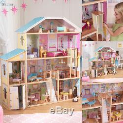 KidKraft Majestic Mansion Dollhouse Play Set 34 Accessories Kids Toy Doll House