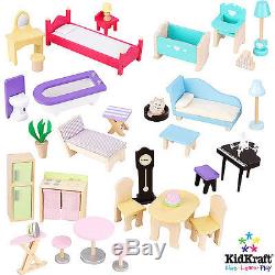 KidKraft Majestic Mansion Wooden Dollhouse with 33 Pieces of Furniture