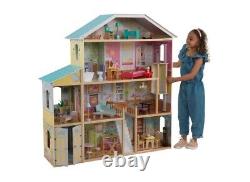 KidKraft Majestic Mansion Wooden Dollhouse with 34 Accessories NEW