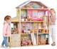 KidKraft Majestic Mansion Wooden Dollhouse with 34 Pcs, Elevator, Garage, Gift 3+
