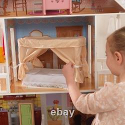 KidKraft Savannah Wooden Dollhouse with Porch Swing & 14 Accessories Ages 3+