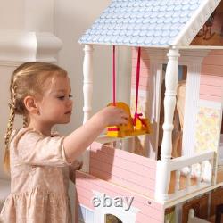 KidKraft Savannah Wooden Dollhouse with Porch Swing & 14 Accessories Ages 3+