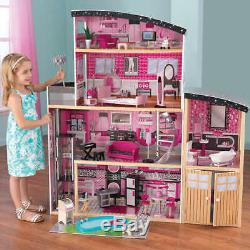 KidKraft Sparkle Mansion Dollhouse (with 30 pc Furniture) FAST SHIPPING