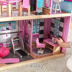 KidKraft Wooden Dollhouse Shimmer Mansion for 12 Inch Barbie & Fashion Dolls NEW