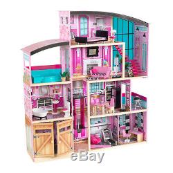 KidKraft Wooden Dollhouse Shimmer Mansion for 12 Inch Dolls Brand new