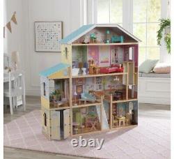 KidKraft Wooden Dollhouse With 34 Accessories