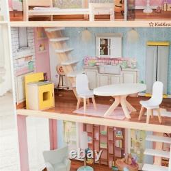 KidKraft Zoey Magic Lights & Sounds Dollhouse with 18-Piece Accessory Set