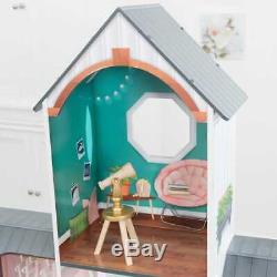 Kidkraft Celeste Mansion Dollhouse with EZ Kraft Assembly Includes Accessories