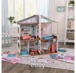 Kidkraft Designed by Me 29 Piece Magnetic Makeover Dollhouse