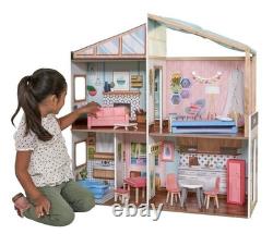 Kidkraft Designed by Me 29 Piece Magnetic Makeover Dollhouse
