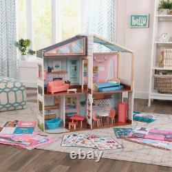 Kidkraft Designed by Me 29 Piece Magnetic Makeover Dollhouse