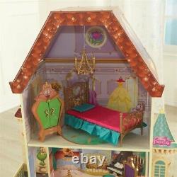 Kidkraft Disney 13 Piece Princess Belle Enchanted Dollhouse NEW FREE SHIPPING