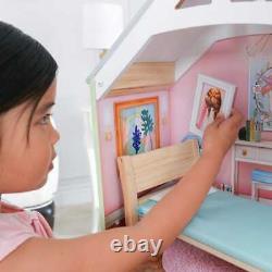 Kidkraft Hallie Play Dollhouse Wooden Dollhouse Includes Accessories