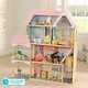 Kidkraft Lola Mansion Dollhouse with EZ Kraft Assembly Includes Accessories