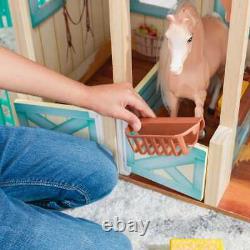 Kidkraft Sweet Meadow Horse Stable Toy Horse Stable House