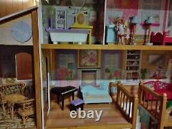 Kids Kraft Majestic Mansion Dollhouse With Lots Of Accessories FREE SHIPPING